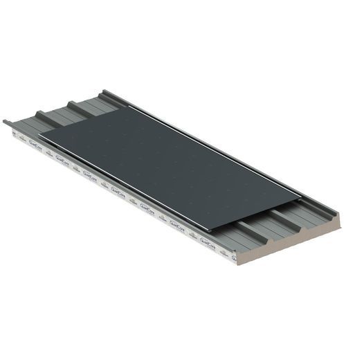 光起電モジュール用サンドイッチパネル - QUADCORE POWERPANEL - Kingspan Insulation - アルミニウム / 断熱心材 / 高耐久性