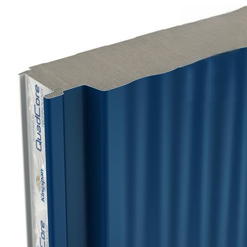 壁用サンドイッチパネル - QUADCORE AWP LEC - Kingspan Insulation - 金属面 2面 / 断熱心材 / 難燃性