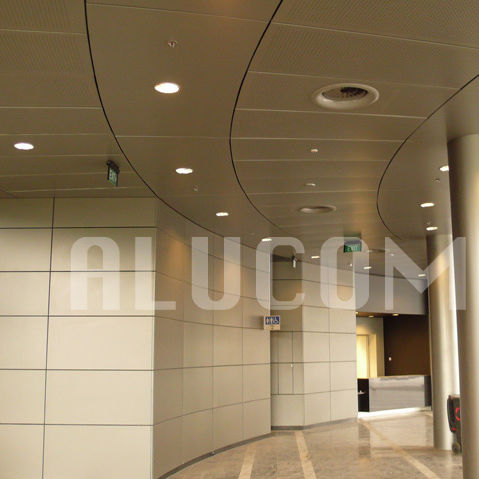 壁取り付け式装飾パネル - ALUCOMAT® NANO ANTI-BACTERIAL - ALUCOMAT | JSN - 天井用 / 複合材 / アルミニウム製