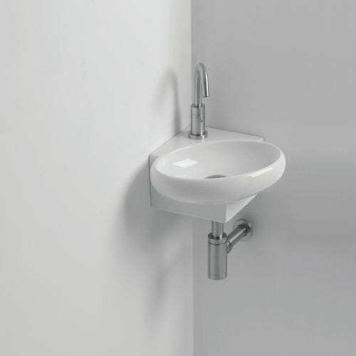 壁掛け式洗面台 - YOTTA  - Ws Bath Collections - コーナータイプ / セラミック製