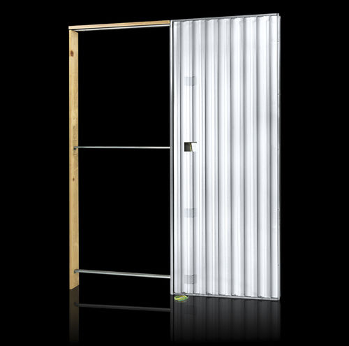 スライドドア用間仕切りシステム - LIGHT PLASTERBOARD WALL : SINGLE OPENING - Fibrotubi