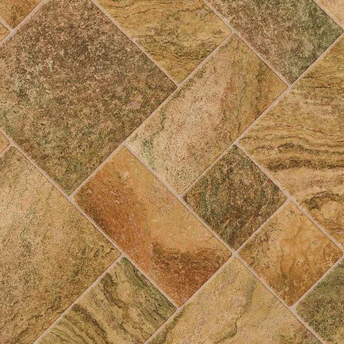 ビニール製床材 - TERRANA 01 / ECO : ESTORIL - Graboplast Floor Covering Manufacturers Ltd - 住宅用 / ロール状 / 滑らかな仕上げ