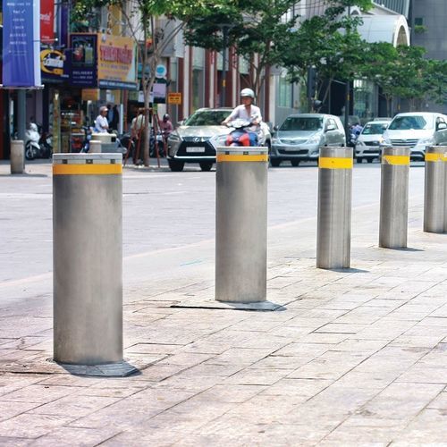 アクセス制御ボラード - J200  - FAAC - 格納式 / 自動 / 金属製