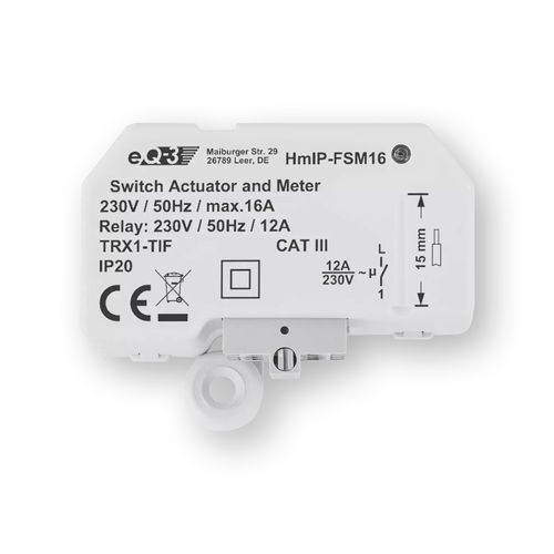 ホームオートメーション整流アクチュエータ - HmIP-FSM16 - Homematic IP by eQ-3 - 埋め込み型 / 家庭用 / 屋内用