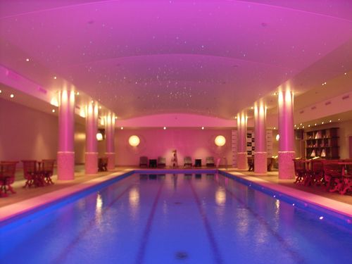 キャンバス生地張り天井 - POOLS & SPAS - Stretch Ceilings - 防音 / 装飾 / 光る
