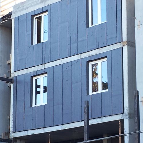 コンクリート製建築用パネル - PLASTBAU® - POLIESPANSO SRL - 石膏 / ポリスチレン製 / 木製