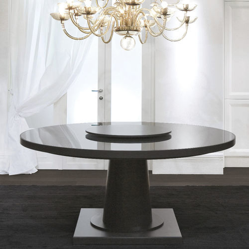 現代風テーブル - SEGUSO - CASTAGNA CUCINE - 木製 / ガラス製 / 木製脚