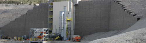 スチール製擁壁 - TERRAWALL® - Maccaferri - モジュール式 / 道路