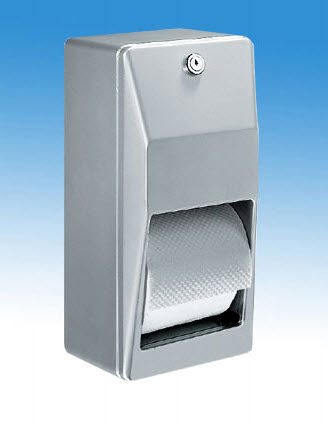 壁取り付け式トイレットペーパーホルダー - CHRX672 - B&K Ltd. - ステンレス製 / 業務用