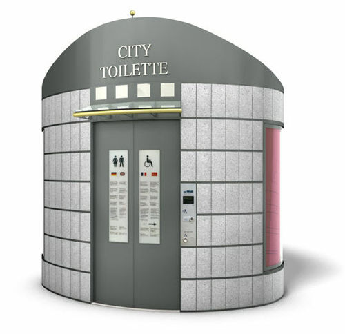 自動公衆トイレ - CITY-TOILET HELIOS - Wall AG - 自動洗浄式 / セラミック製 / 金属製