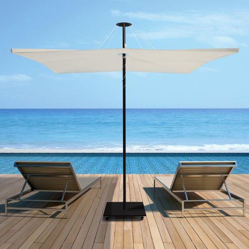 正方形パラソル - INFINA - Umbrosa - 支柱が中央にある / Sunbrella® / アルマイト処理されたアルミ製