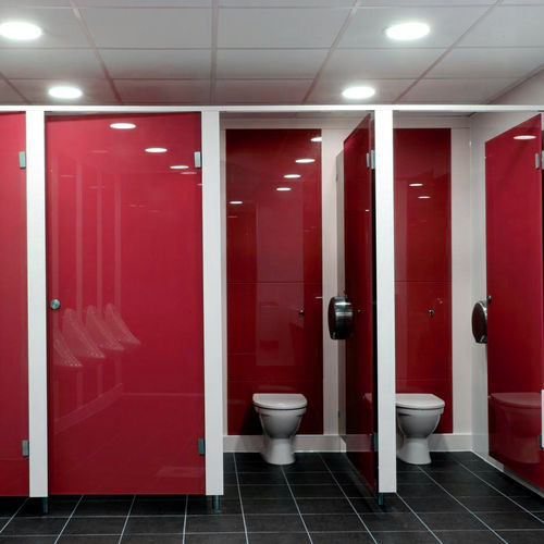 ガラス製トイレ用キュ－ビクル - Apton Partitioning Limited - トイレ用 / 屋内用