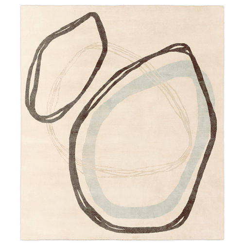 現代風絨毯 - ABSTRACTION BRUTE  - Galerie Diurne - 柄付き / ウール製 / 長方形