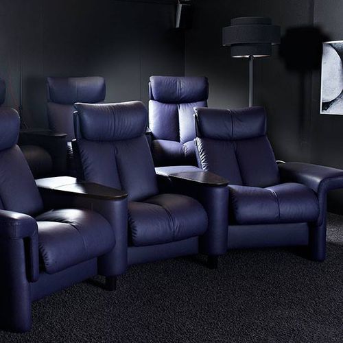 現代風アームチェア - LEGEND - Ekornes - 革製 / 布製 / ヘッドレスト付き