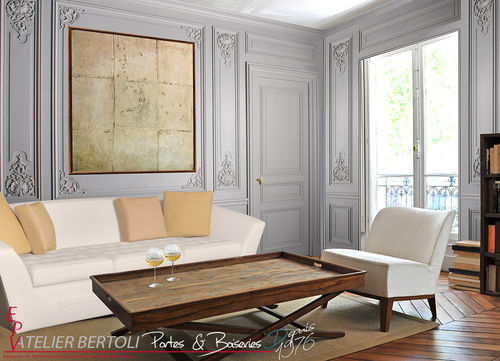 コーティングパネル - BOISERIES HAUSSMANNIENNES SCULPtées - ATELIER BERTOLI  Design Production - 間仕切壁用 / 壁用 / 滑らかな仕上げ