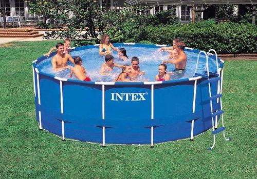 管状プール - 28235 - INTEX - 屋外用 / 地上 / ポリエステル製