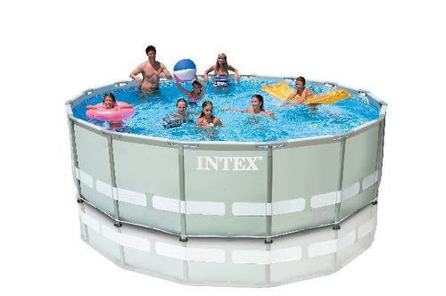 ウォールプール - 28326 - INTEX - 屋外用 / 地上 / スチール製