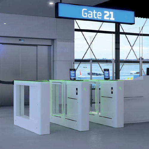 アクセス制御用自動化ゲート - AIRGATE SBG - COMINFO - 安全用 / ガラス / ステンレススチール