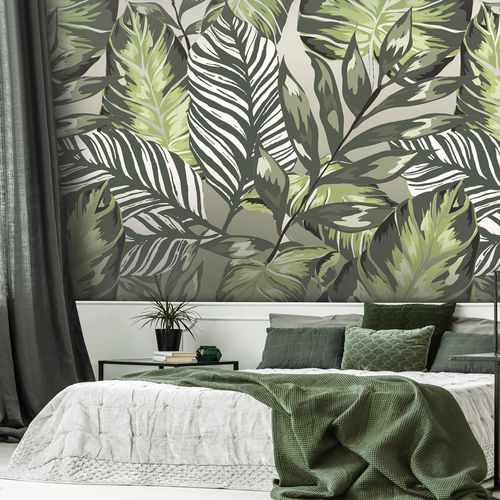現代風壁紙 - FOLIUM FL3718 - LGD01 décor mural sur mesure - 自然模様 / 花 / パノラマ