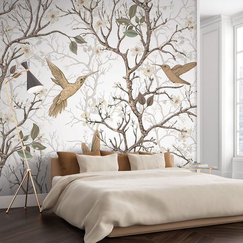 現代風壁紙 - COLIBIR CB1788 - LGD01 décor mural sur mesure - 自然模様 / 花 / パノラマ