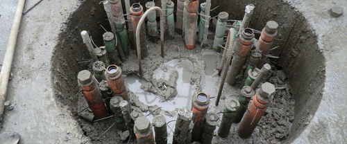 マニホールド杭 - LARGE DIAMETER WITH GROUT INJECTION - FRANKI FOUNDATIONS BELGIUM - スチール製 / 基礎 / チューブ型