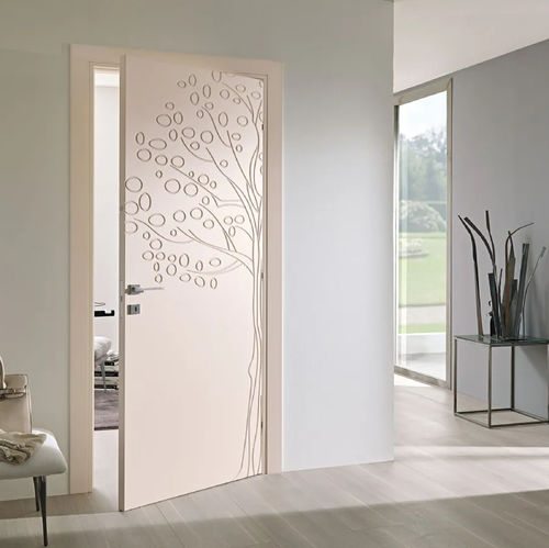 屋内用ドア - Natura - Bertolotto Porte - MDF / ヒンジ付き / スライド式