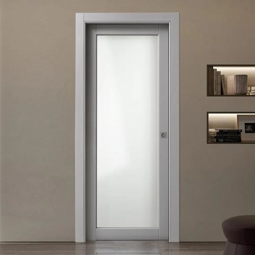 スライド式サッシ - 2020V GHIAIA OPACO - Bertolotto Porte - 木製 / MDF / モミ材製