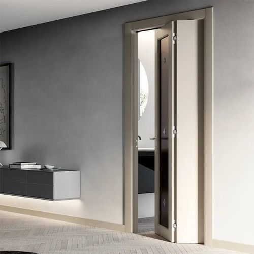 屋内用ドア - DOUBL&Eacute; 2020V - Bertolotto Porte - モミ材製 / MDF / 折りたたみ式