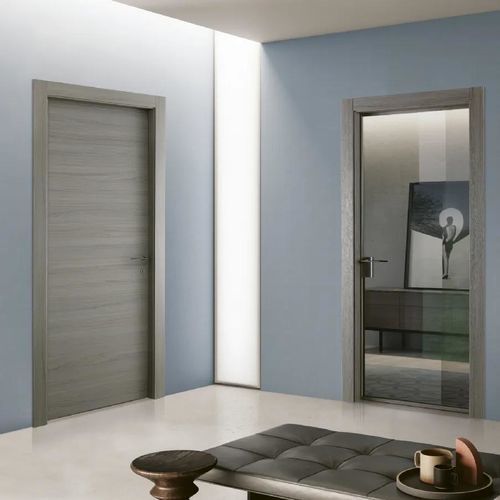 屋内用ドア - GRAFITE GHIANDA GLASS - Bertolotto Porte - ラミネート / MDF / メラミン