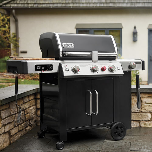 ガスバーベキューコンロ - GENESIS II EX-335 SMART GRILL - Weber EUROPE - キャスター付き / 床置き / ステンレススチール