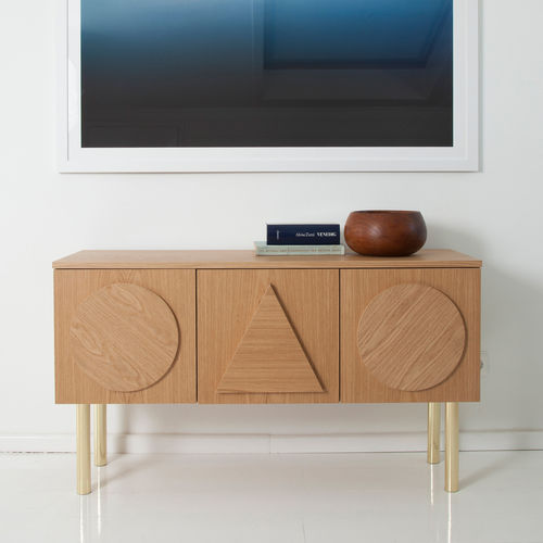 Bauhaus 作サイドボード - REMIX - Hans Hansen Furniture - 漆木材 / オーク材 / 自然オーク材製