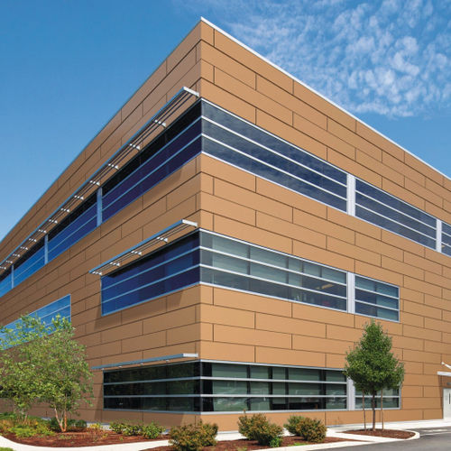 コーティング複合パネル - FORMAWALL® GRAPHIX SERIES™ HORIZONTAL - Centria Architectural Systems - ファサード外壁カバー用 / 金属製