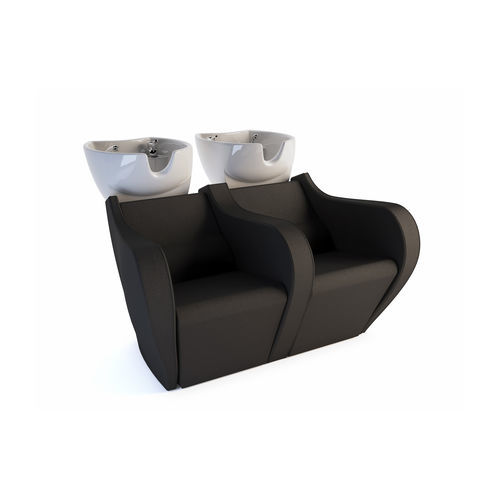 フットレスト付きシャンプーチェア - CELEBRITY PRIME SHIATSU SOFA 2P - Gamma & Bross - セラミック製 / 2人用