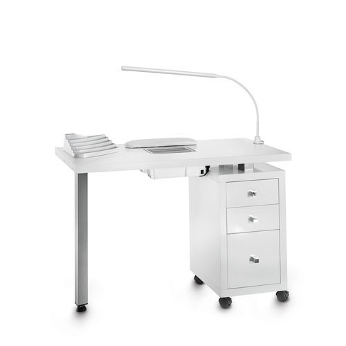 吸引器付マニキュアテーブル - 305 LX - Artecno Srl - 埋込照明付き / 収納付き