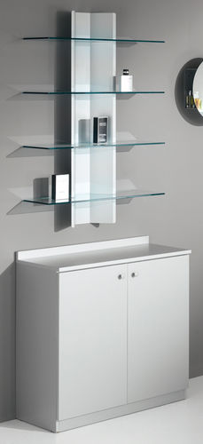 【値下】LED付ギャラリー収納棚 飾り棚 サロン ディスプレイ棚 店舗什器エステ 店販用キャビネット ストレート 棚 収納棚 ディスプレイ棚 本棚 ラック