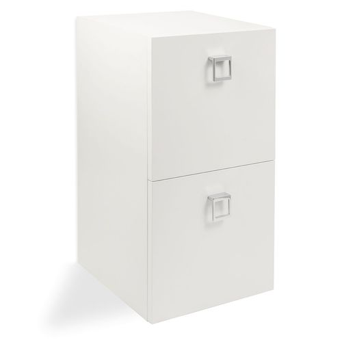 壁取り付け式収納家具 - MIDUPLEX - Nelson Mobilier - 現代風 / 美容院 / 白色