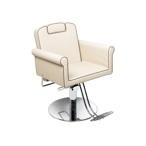 金属製化粧用アームチェア - BEAUTY CHARME - Nelson Mobilier - 合成皮革 / フットレスト付き / 調整可能