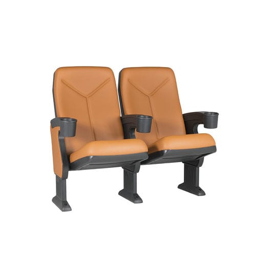 ポリウレタン フォーム製映画館用アームチェア - BOGART V03 - Euro Seating International - ポリプロピレン製 / 業務用 / オレンジ