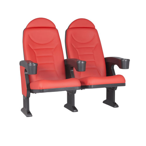 ポリウレタン フォーム製映画館用アームチェア - MONTREAL CLUB V05 - Euro Seating International - ポリプロピレン製 / 業務用 / 赤