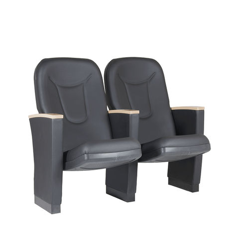 現代風講堂椅子 - FUSHION - Euro Seating International - ポリウレタン フォーム製 / 木製 / スチール製
