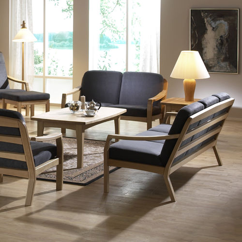 北欧デザインソファー - 1260K SERIES - dyrlund - 布製 / 革製 / 肘掛け付き