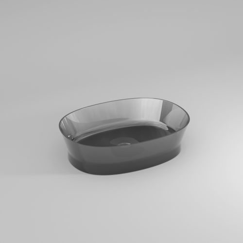 カウンタートップ型洗面器 - HABE - IDEAGROUP - ポリエステル製 / 樹脂製 / 高光沢