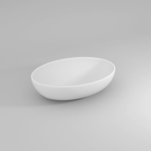 カウンタートップ型洗面器 - SOFTLY - IDEAGROUP - セラミック製 / マット仕上げ / 高光沢