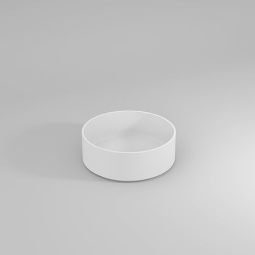 カウンタートップ型洗面器 - RIVA03 - IDEAGROUP - CristalPlant® / マット仕上げ / 抗菌性