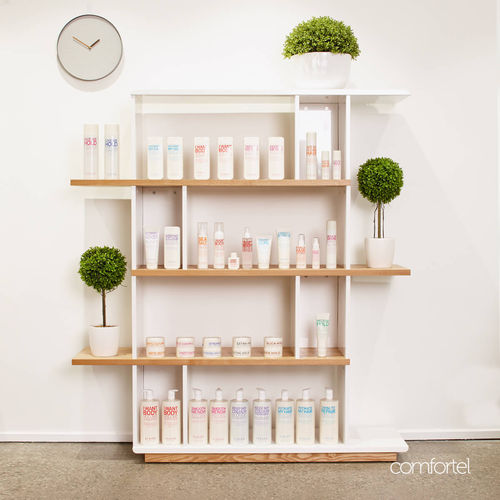 木製展示用ラック - ADELE - Comfortel - パネル付き / 美容院