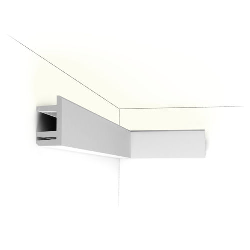 壁かけ式照明プロファイル - C381 L3 - Orac Decor® - 天井格納式 / LED / ポリウレタン製