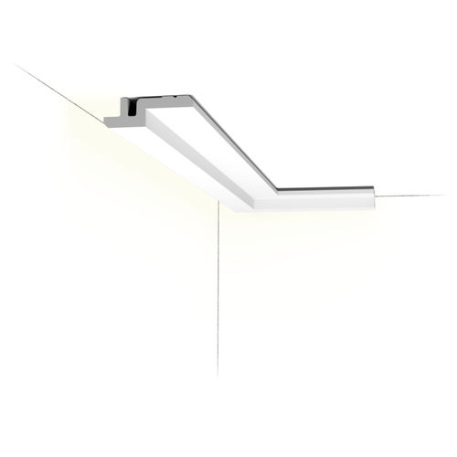 壁かけ式照明プロファイル - C394 STEPS - Orac Decor® - 天井格納式 / LED / ポリウレタン製