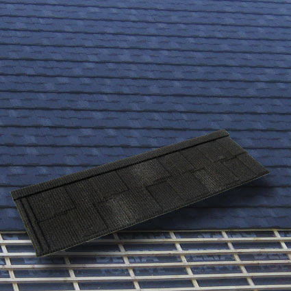 平瓦 - GERARD® SENATOR - AHI ROOFING / IKO METALS FRANCE - 金属製 / 小型 / スレート調