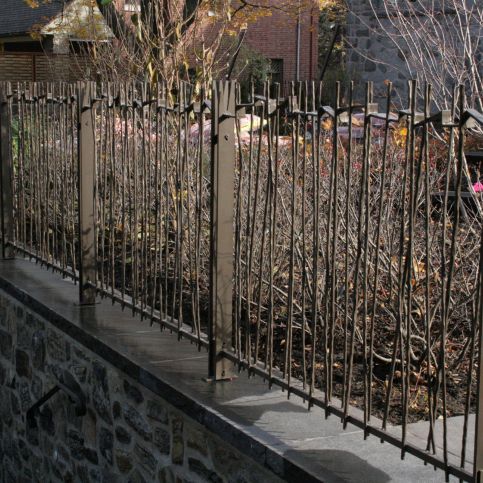 バーフェンス - BRANCHES 5820 - BATTIG DESIGN - 庭用 / 錬鉄製 / 現代風