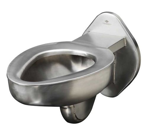 壁掛け式トイレ - PENAL-WARE® : 1675 - Acorn - ステンレススチール製 / 公共衛生施設用